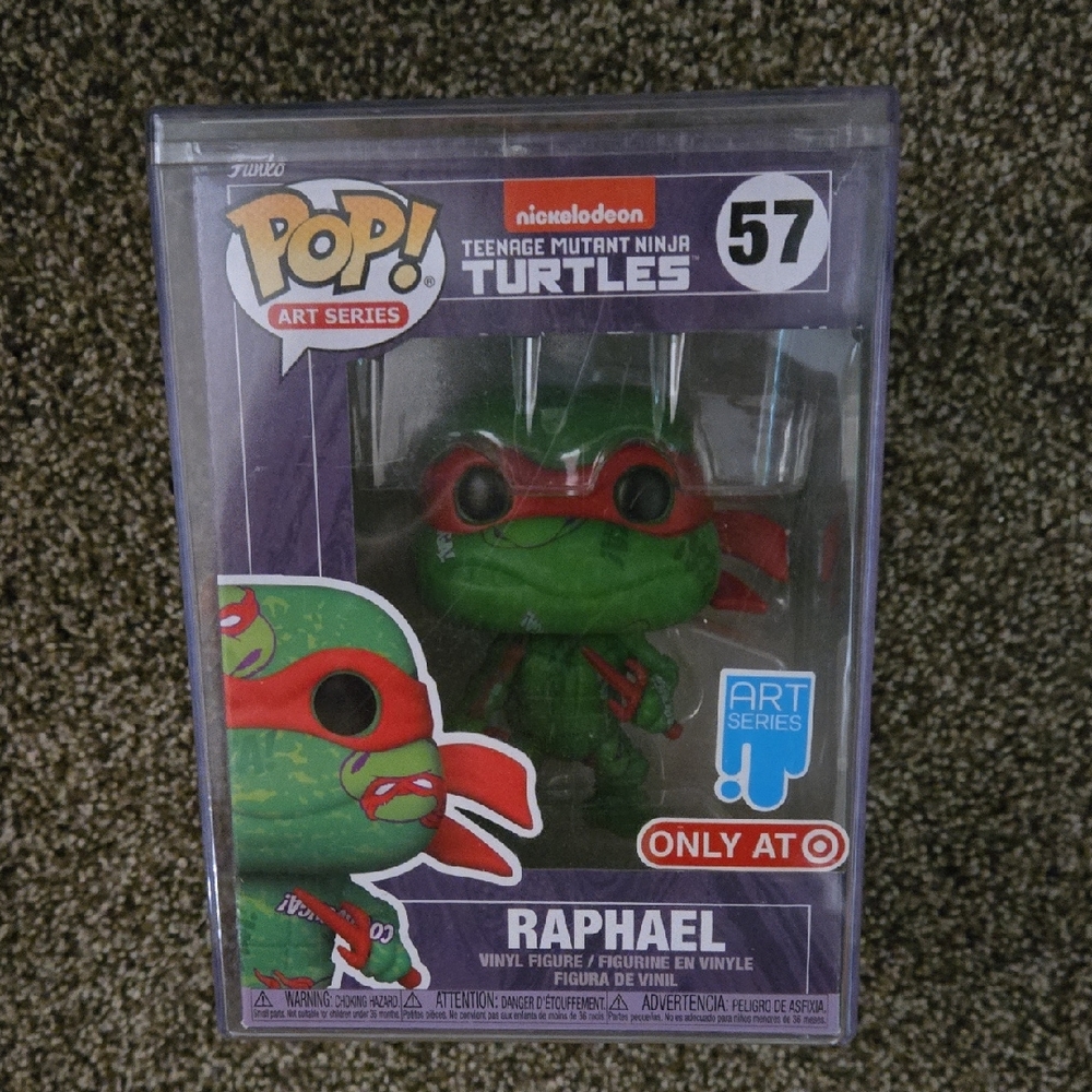 Funko Art Series TMNT Raphael Green and Red Figure